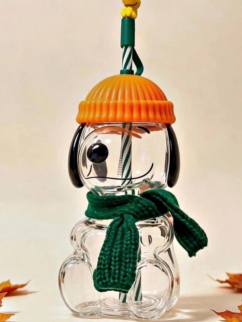 Starbucks x Peanuts Snoopy Glass Cold Cup